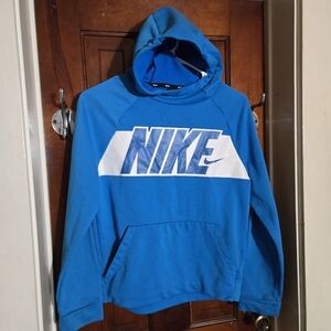 Nike Dri-fit Blue Hoodie